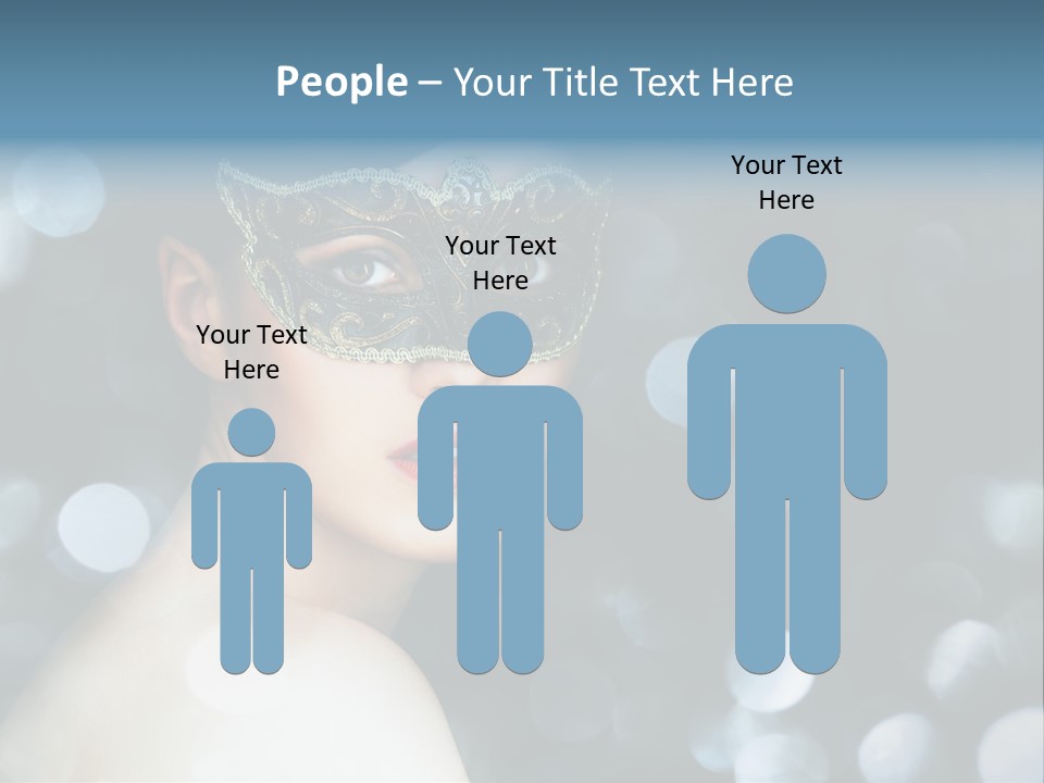 Beauty Close Up Single PowerPoint Template