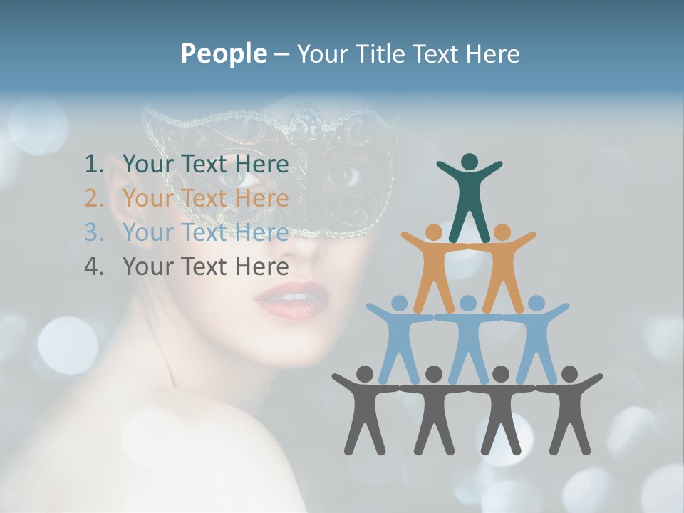 Beauty Close Up Single PowerPoint Template