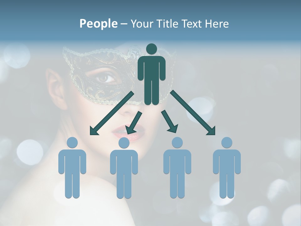 Beauty Close Up Single PowerPoint Template