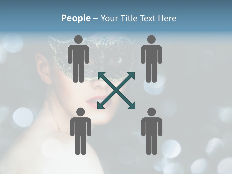 Beauty Close Up Single PowerPoint Template