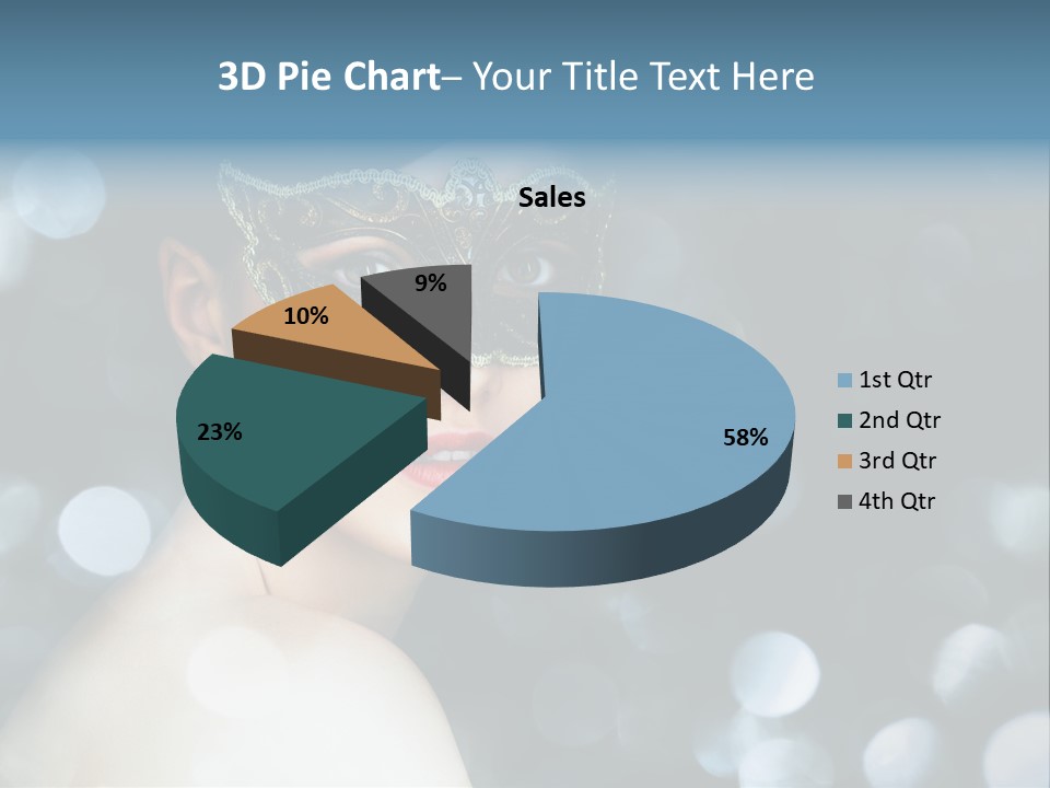 Beauty Close Up Single PowerPoint Template