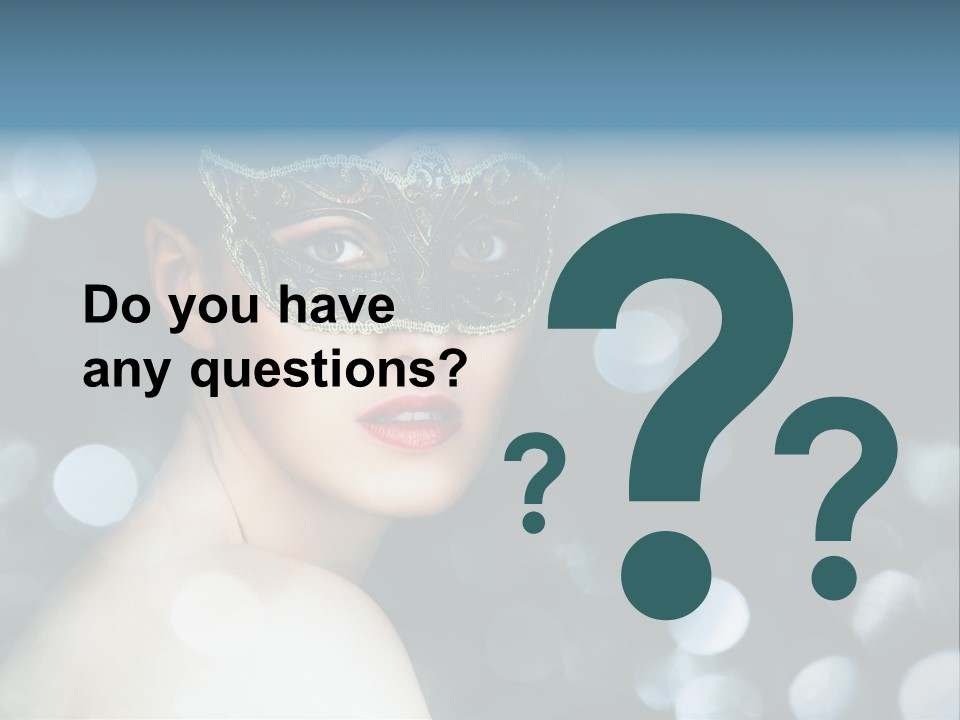 Beauty Close Up Single PowerPoint Template