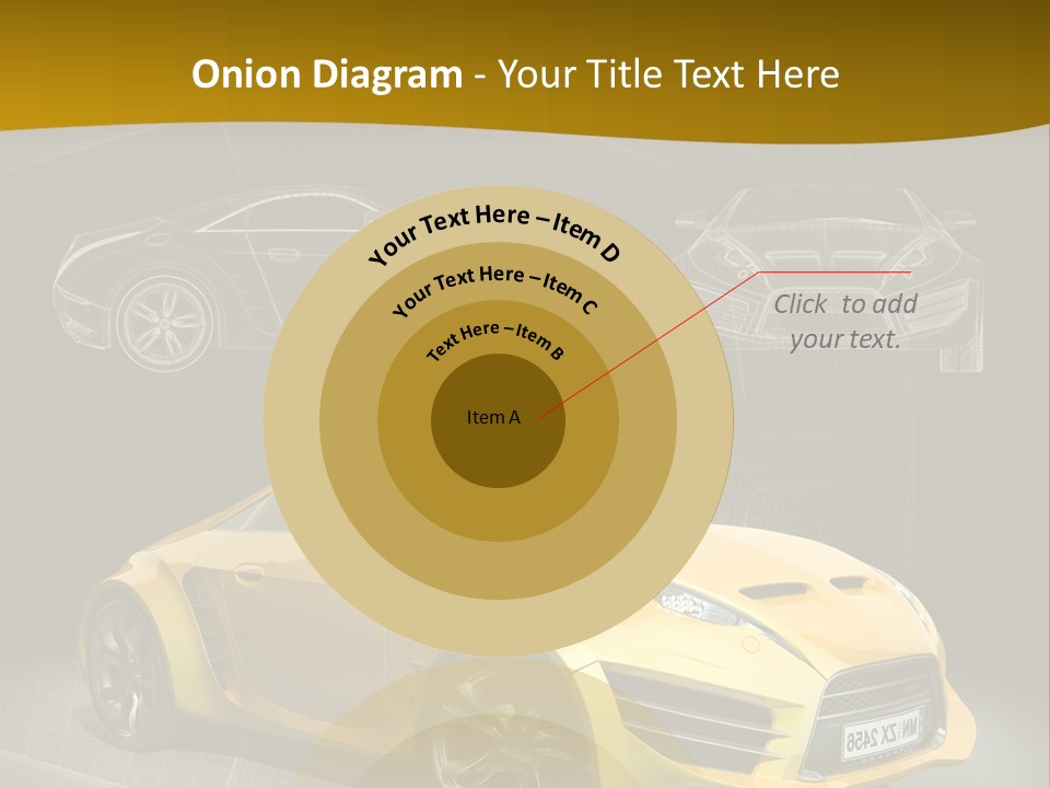 Sports Car Vehicle Electric Car PowerPoint Template