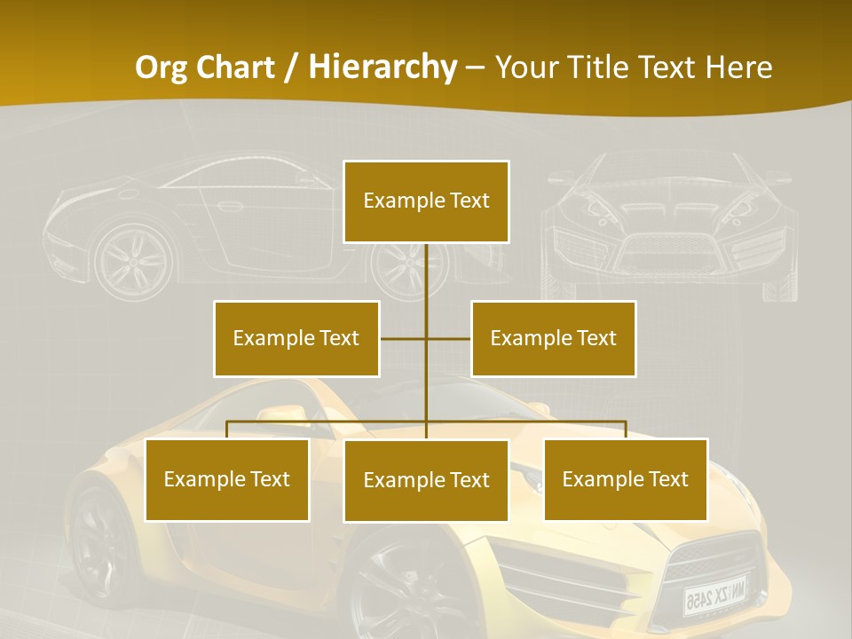 Sports Car Vehicle Electric Car PowerPoint Template