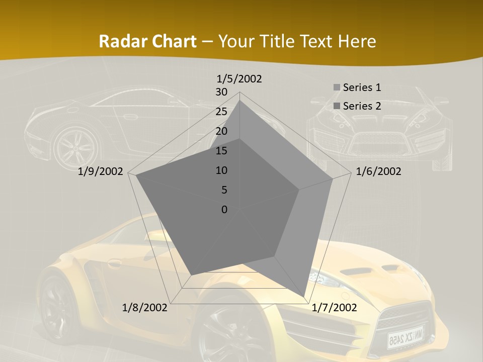 Sports Car Vehicle Electric Car PowerPoint Template