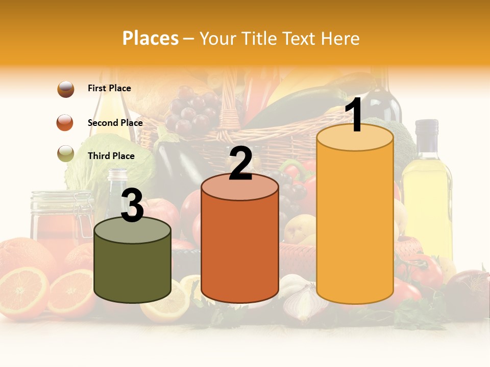 Organic Diet Vegetarian PowerPoint Template