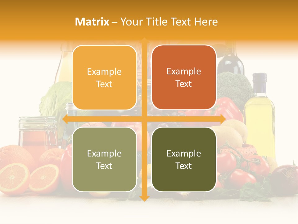 Organic Diet Vegetarian PowerPoint Template