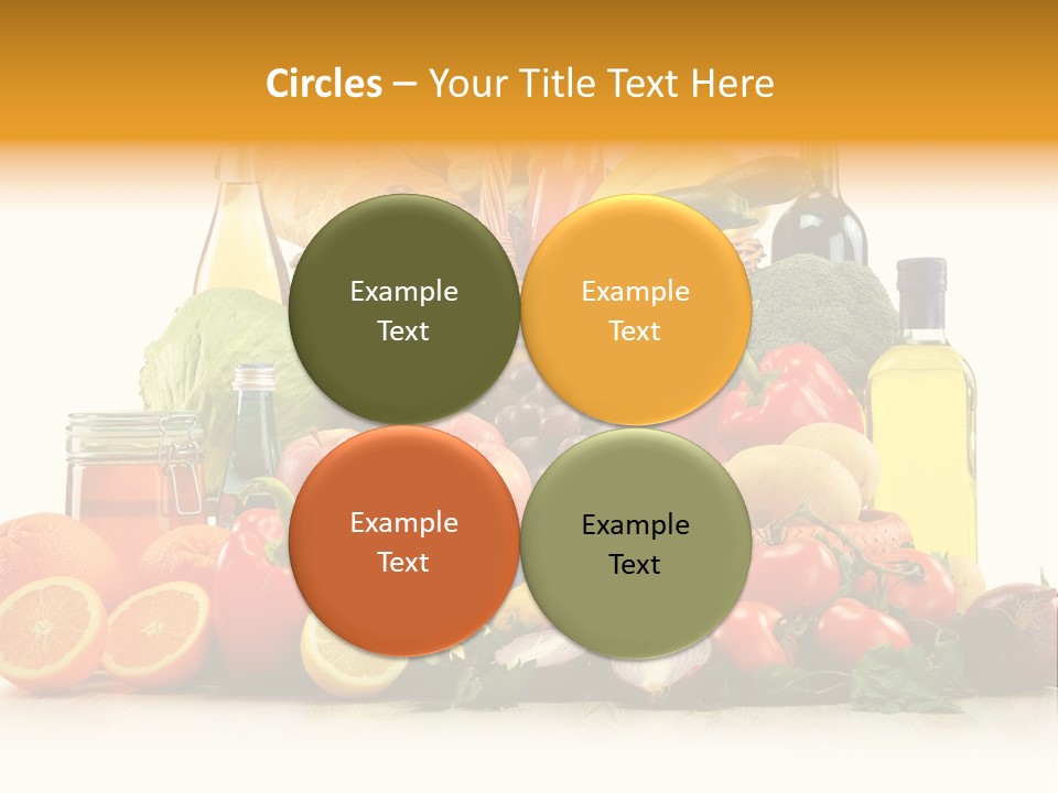 Organic Diet Vegetarian PowerPoint Template