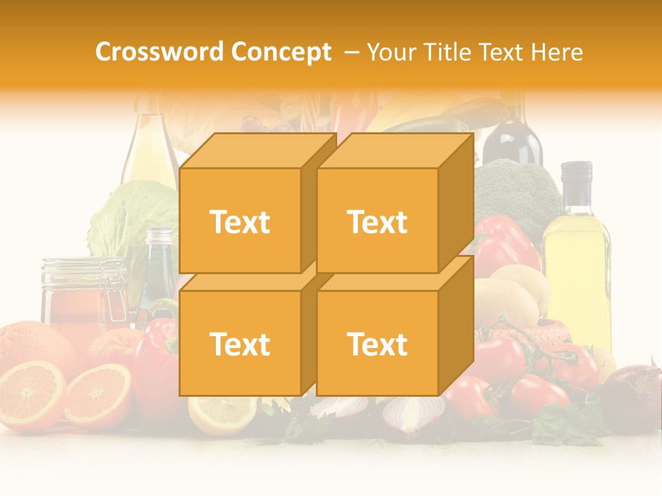 Organic Diet Vegetarian PowerPoint Template