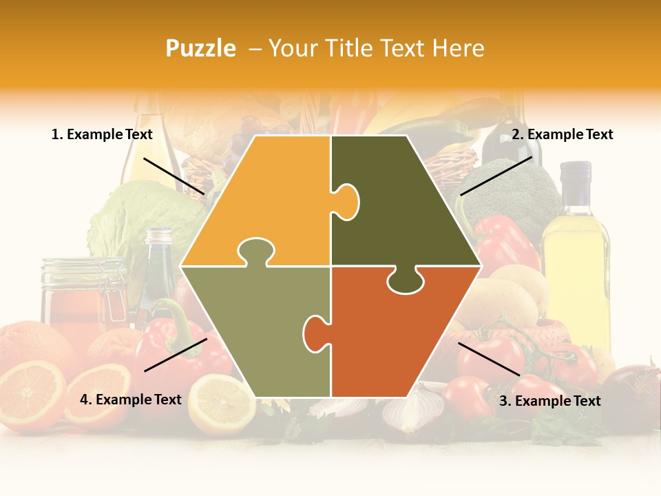 Organic Diet Vegetarian PowerPoint Template