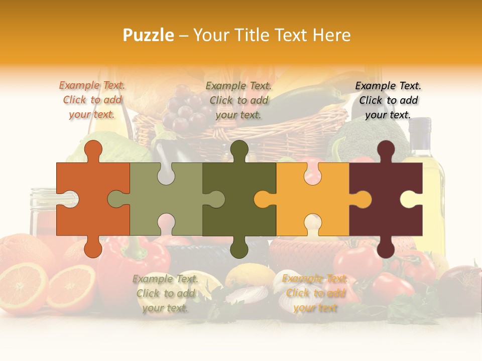 Organic Diet Vegetarian PowerPoint Template