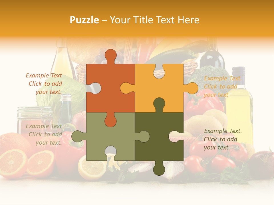 Organic Diet Vegetarian PowerPoint Template