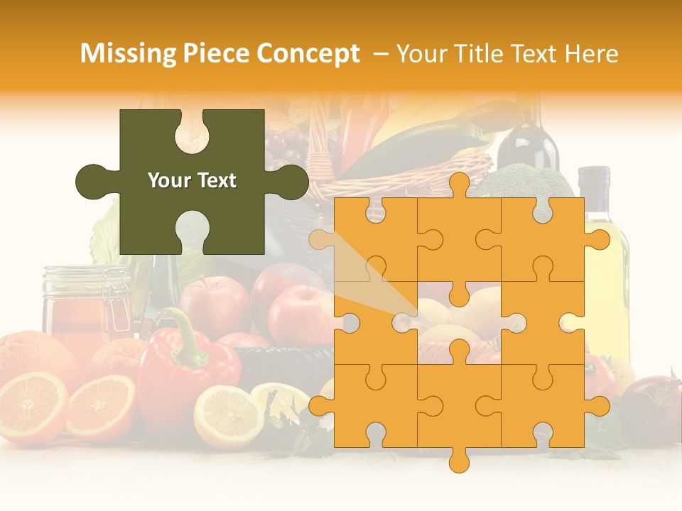 Organic Diet Vegetarian PowerPoint Template