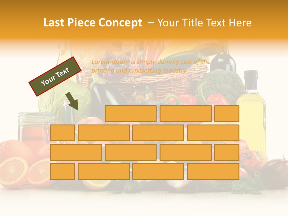 Organic Diet Vegetarian PowerPoint Template