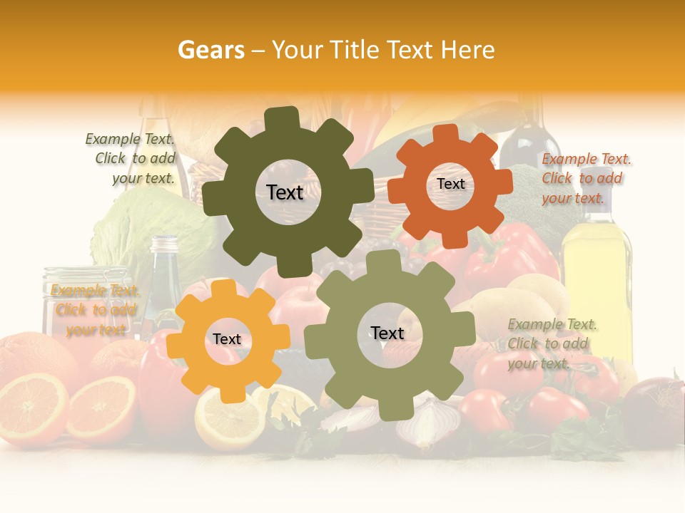 Organic Diet Vegetarian PowerPoint Template