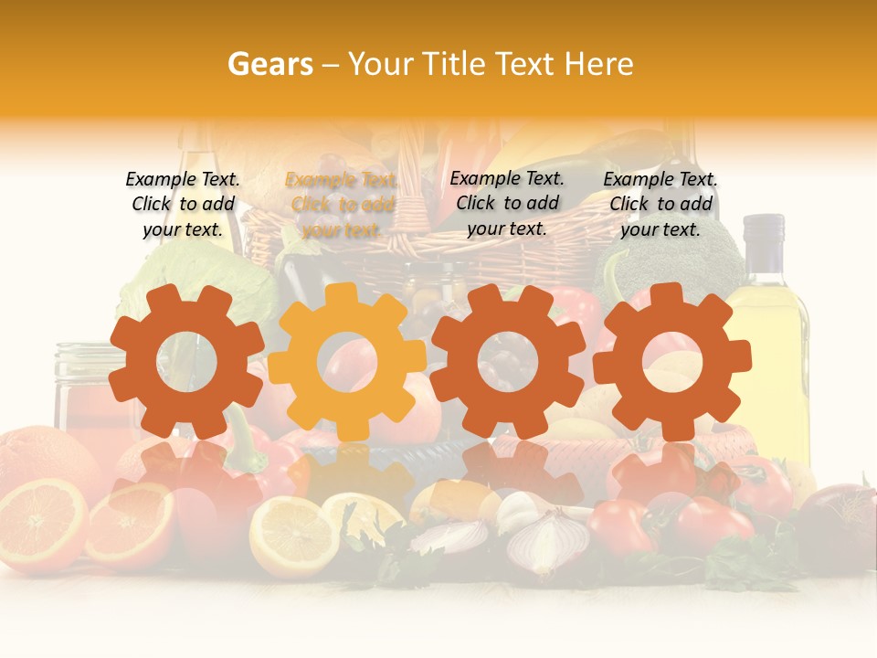 Organic Diet Vegetarian PowerPoint Template