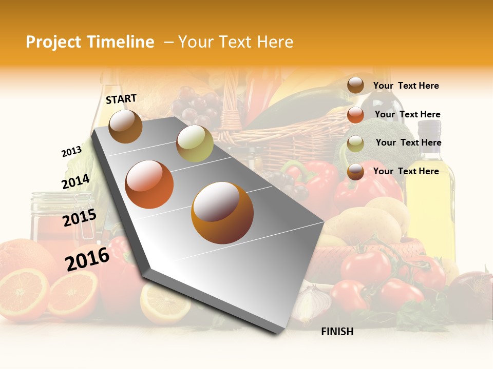 Organic Diet Vegetarian PowerPoint Template