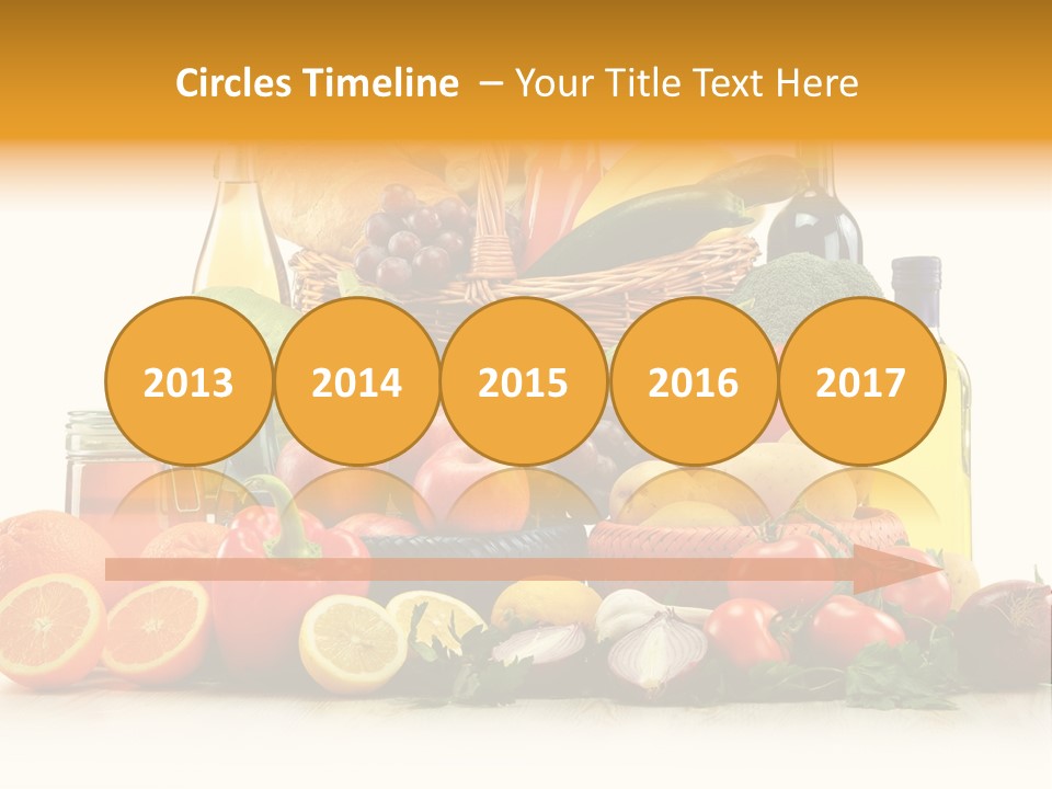 Organic Diet Vegetarian PowerPoint Template