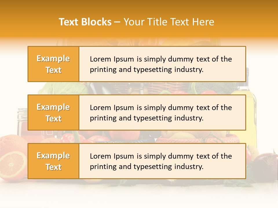 Organic Diet Vegetarian PowerPoint Template