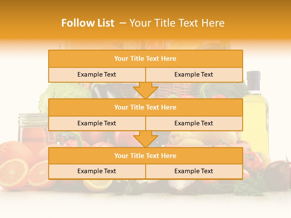 Organic Diet Vegetarian PowerPoint Template
