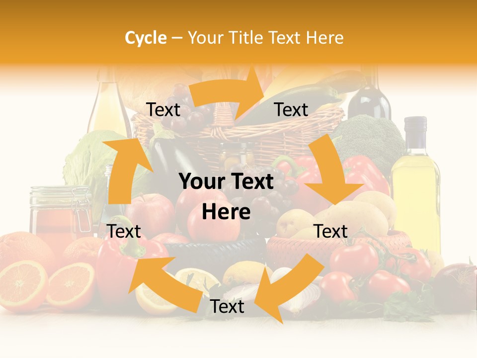 Organic Diet Vegetarian PowerPoint Template