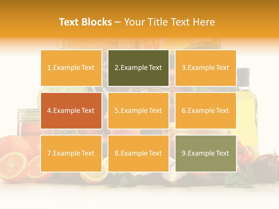 Organic Diet Vegetarian PowerPoint Template