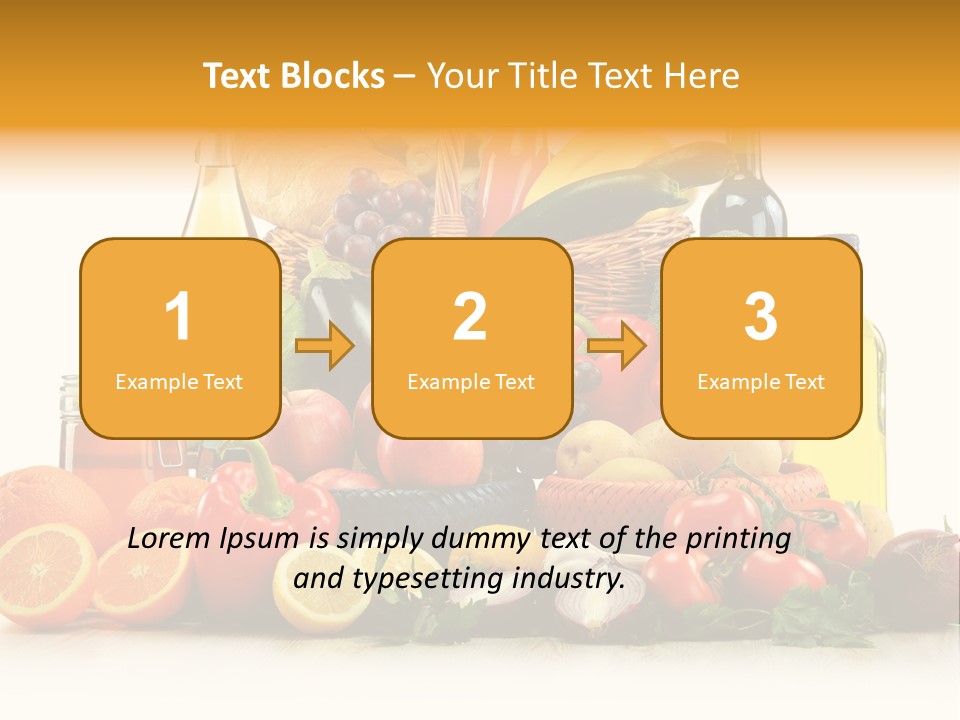 Organic Diet Vegetarian PowerPoint Template