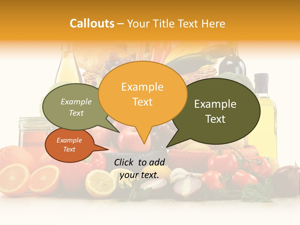 Organic Diet Vegetarian PowerPoint Template