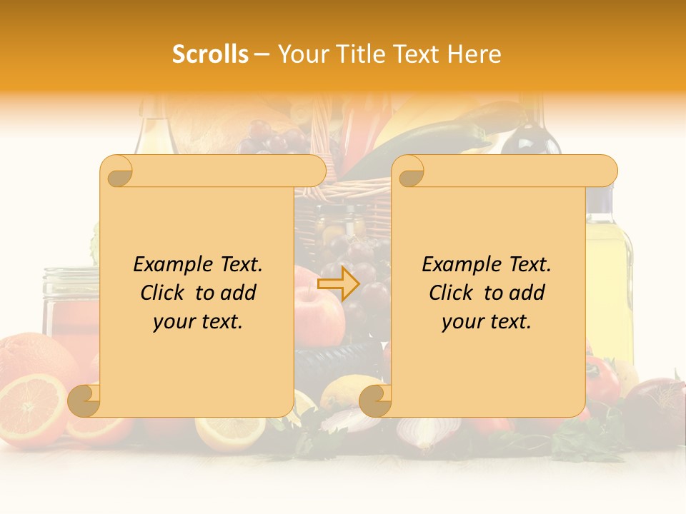 Organic Diet Vegetarian PowerPoint Template