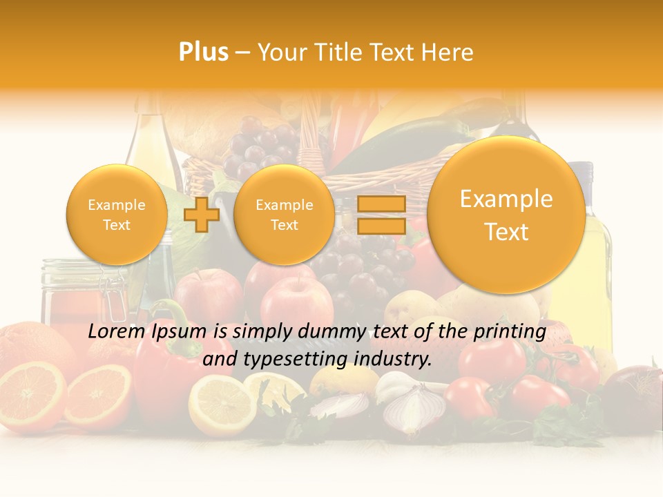Organic Diet Vegetarian PowerPoint Template