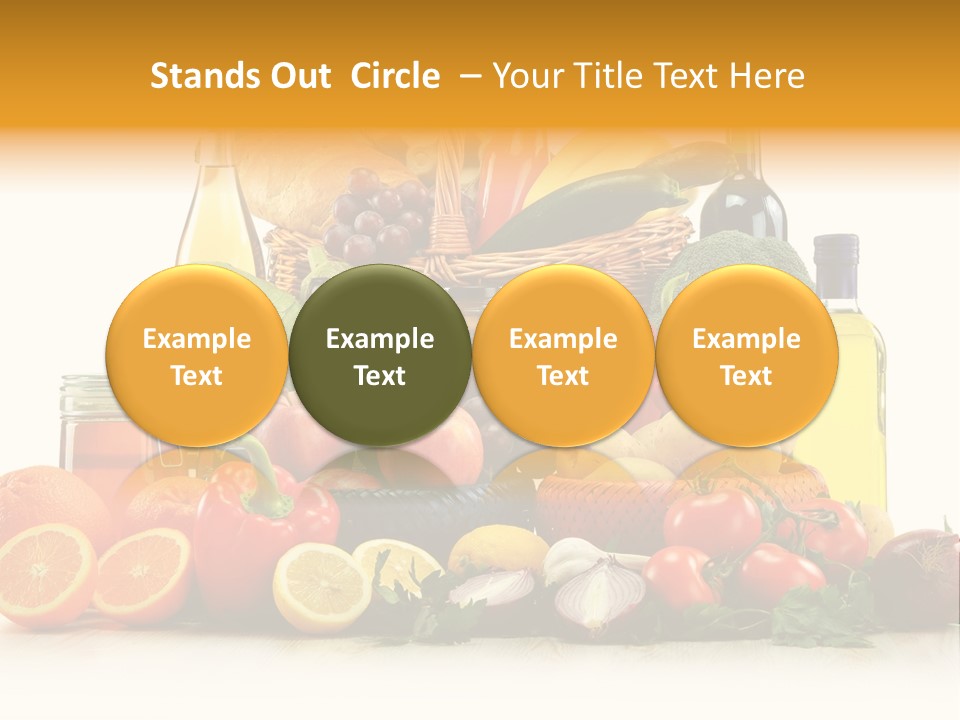Organic Diet Vegetarian PowerPoint Template
