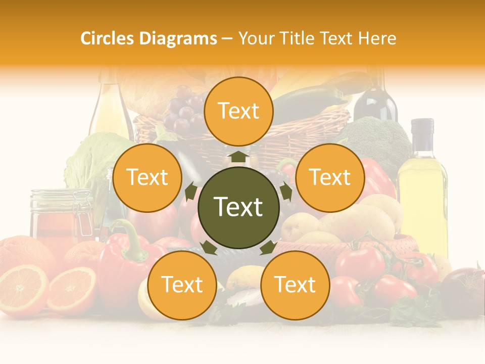 Organic Diet Vegetarian PowerPoint Template