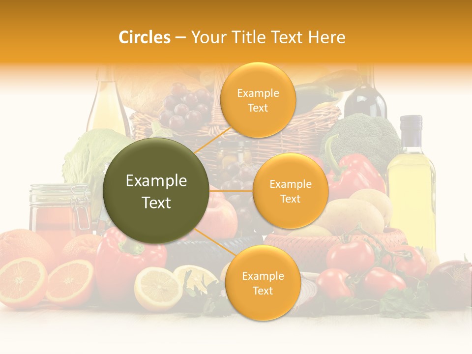 Organic Diet Vegetarian PowerPoint Template