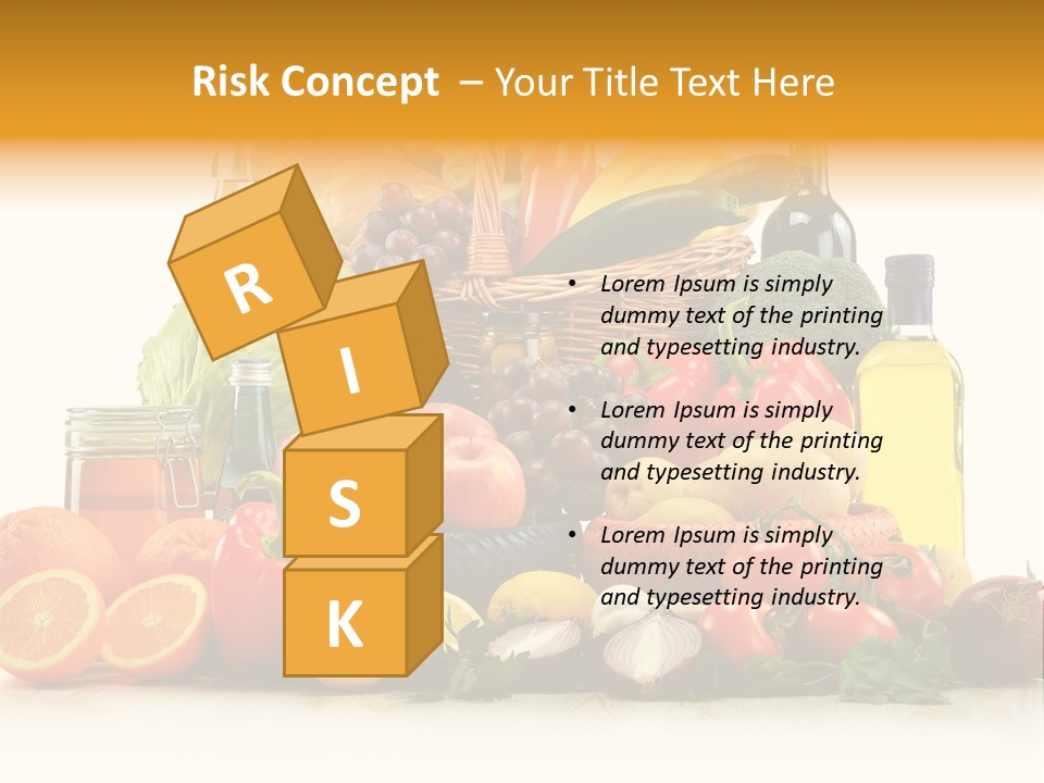 Organic Diet Vegetarian PowerPoint Template