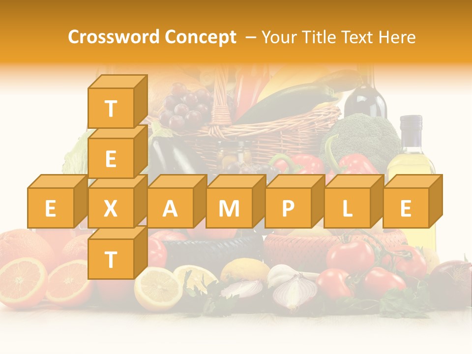 Organic Diet Vegetarian PowerPoint Template