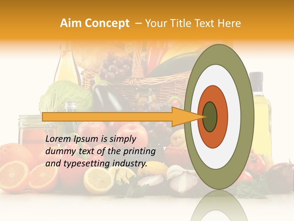 Organic Diet Vegetarian PowerPoint Template