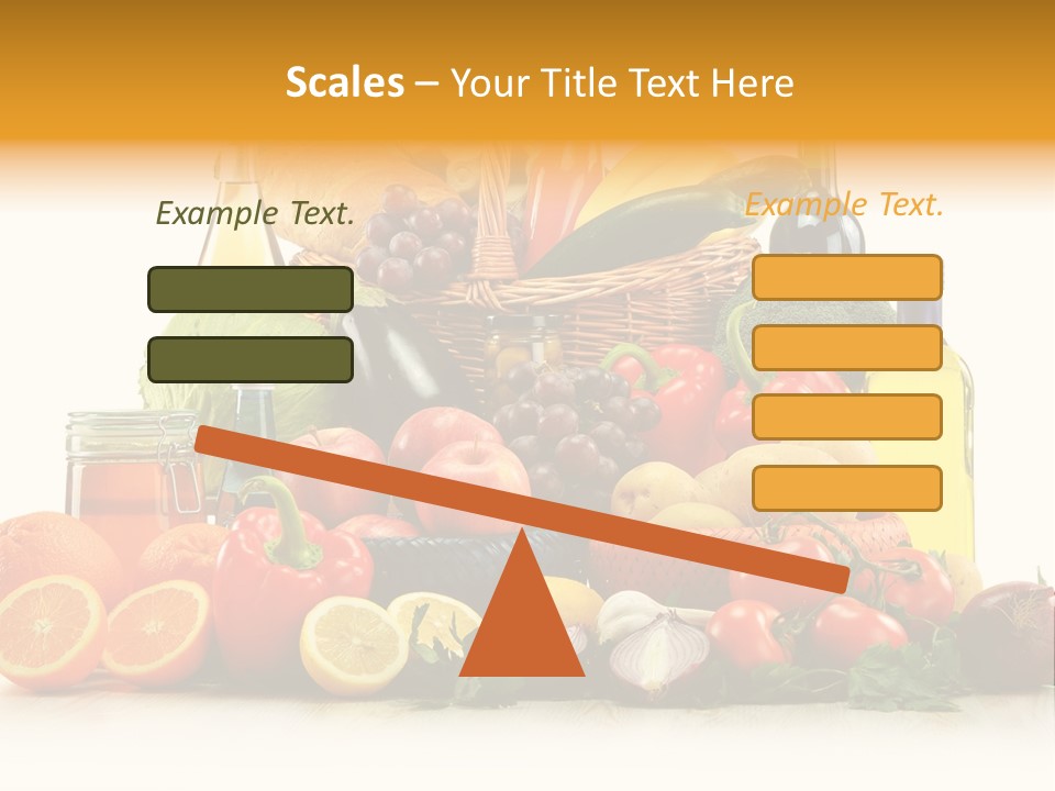 Organic Diet Vegetarian PowerPoint Template