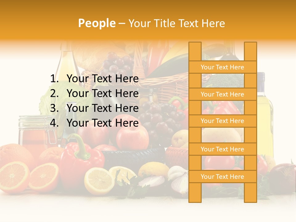 Organic Diet Vegetarian PowerPoint Template
