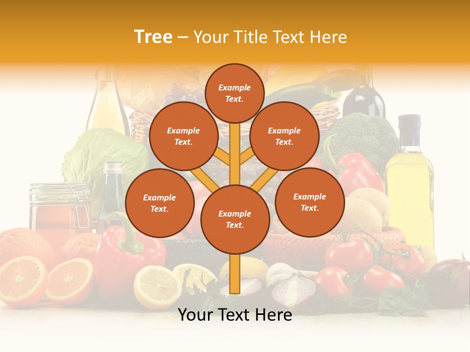 Organic Diet Vegetarian PowerPoint Template