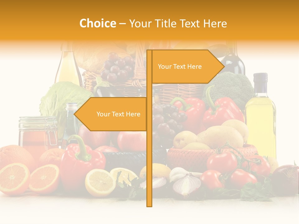 Organic Diet Vegetarian PowerPoint Template