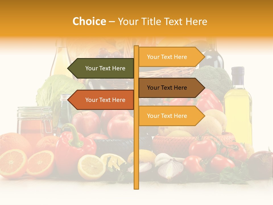 Organic Diet Vegetarian PowerPoint Template