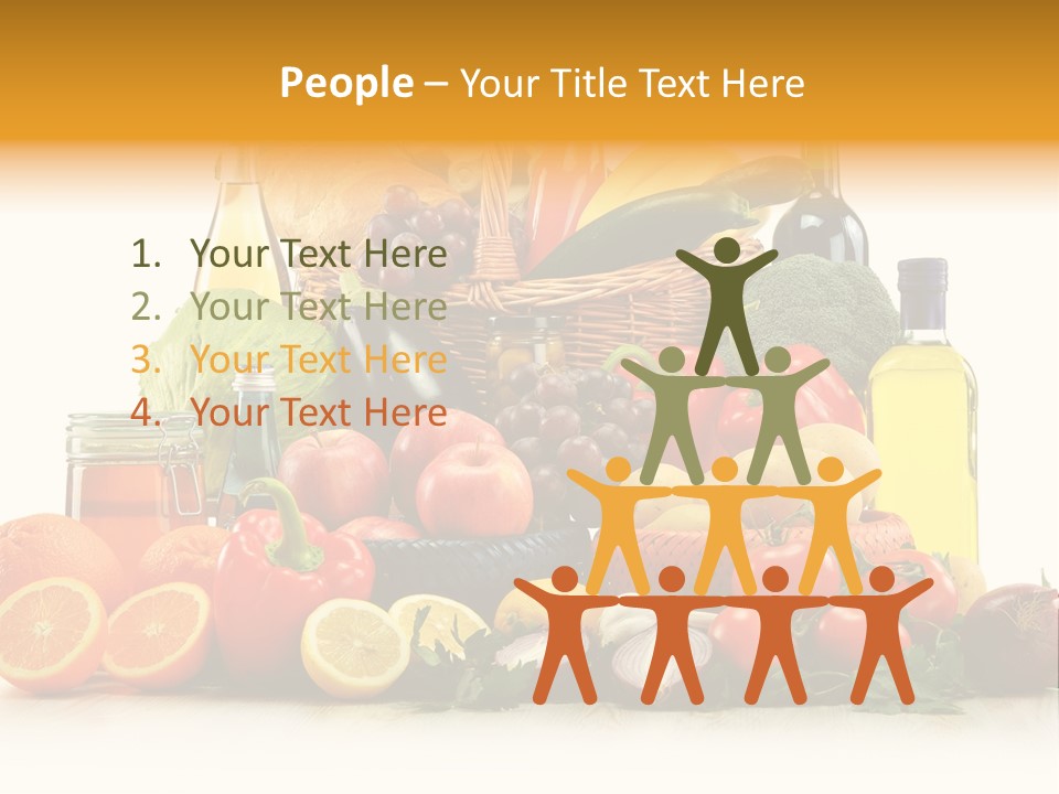 Organic Diet Vegetarian PowerPoint Template