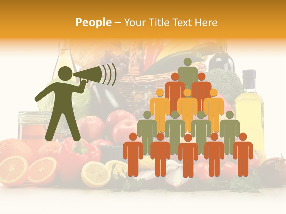 Organic Diet Vegetarian PowerPoint Template