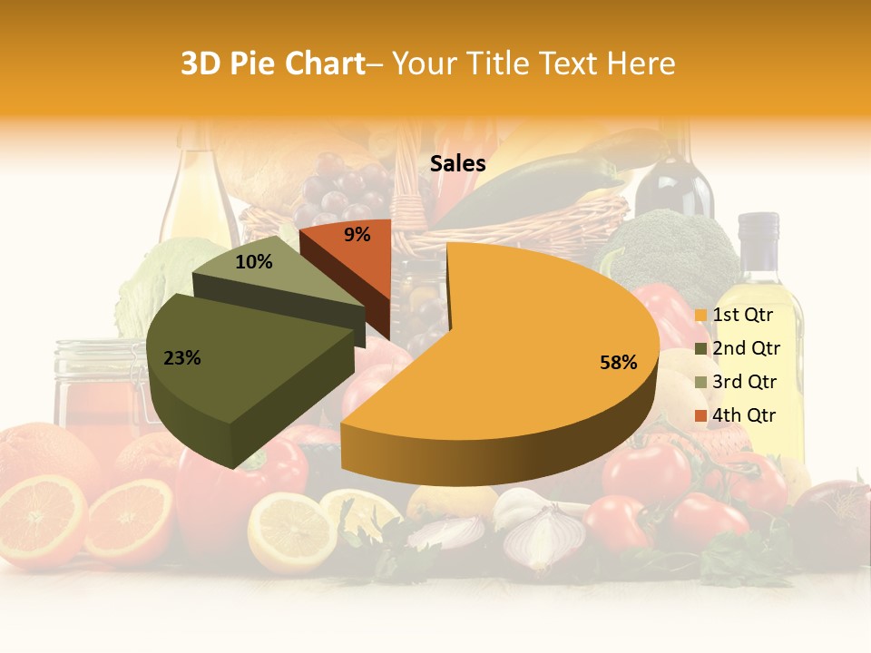 Organic Diet Vegetarian PowerPoint Template