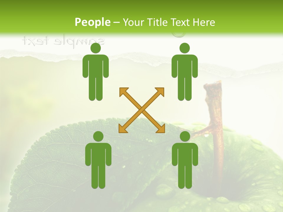 Office Group Figure PowerPoint Template