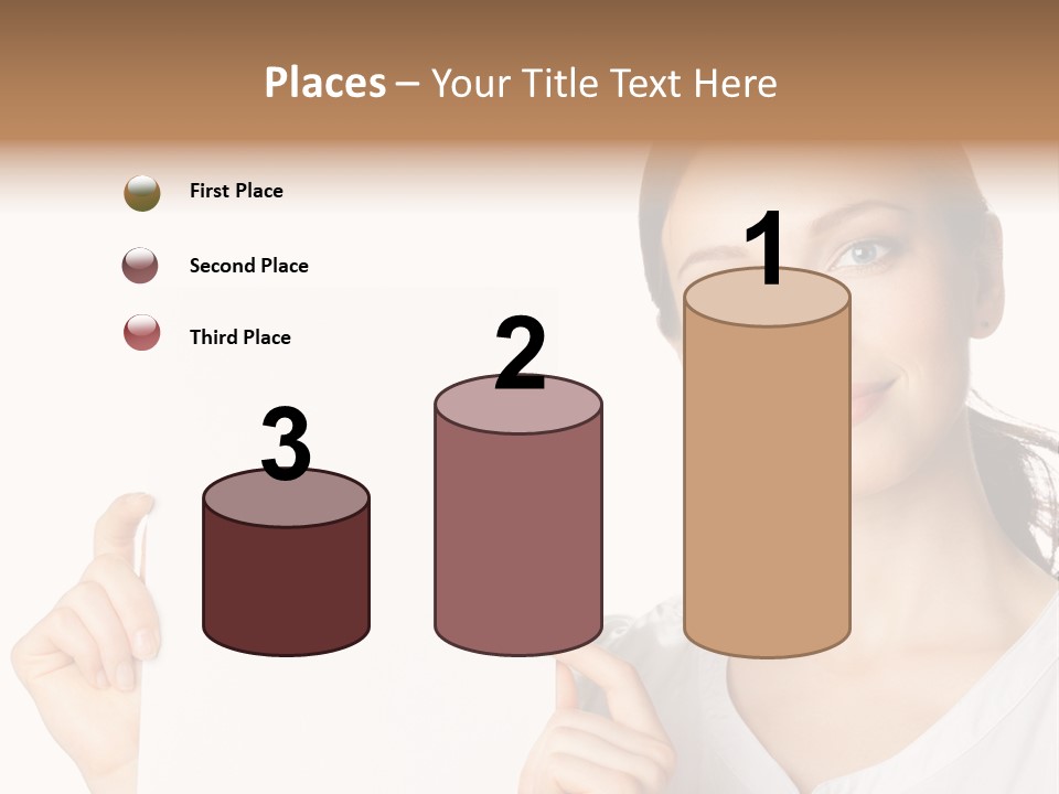 Signboard Cutout Businesspeople PowerPoint Template