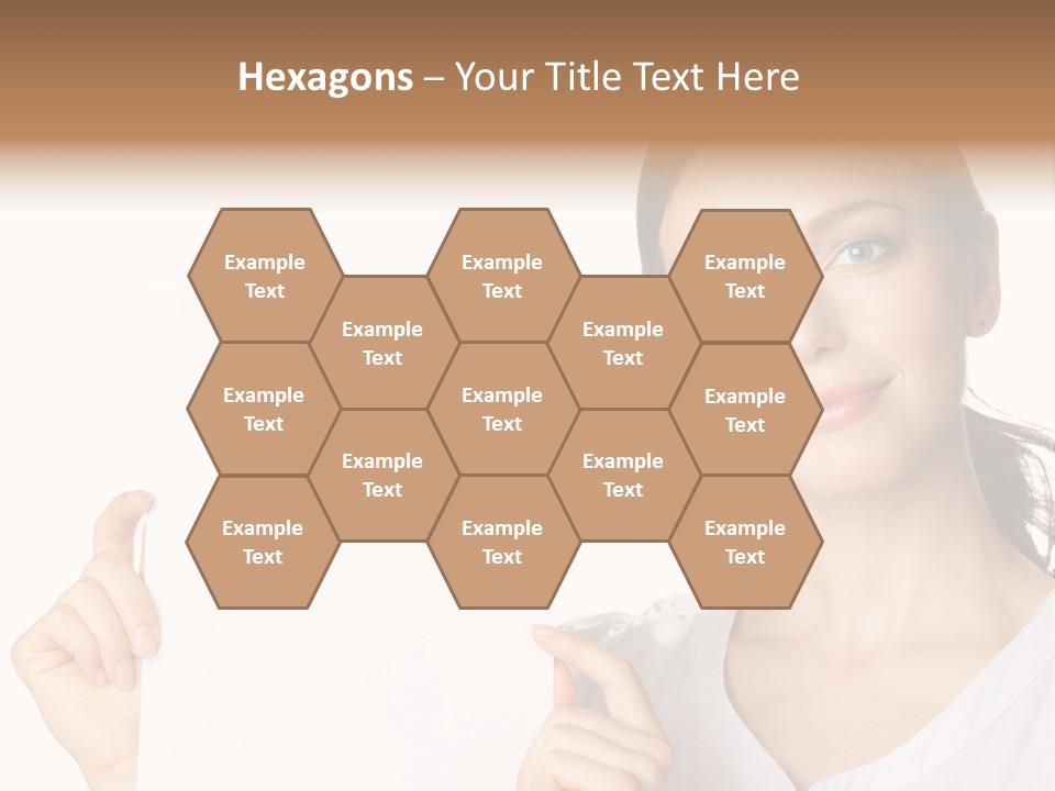 Signboard Cutout Businesspeople PowerPoint Template