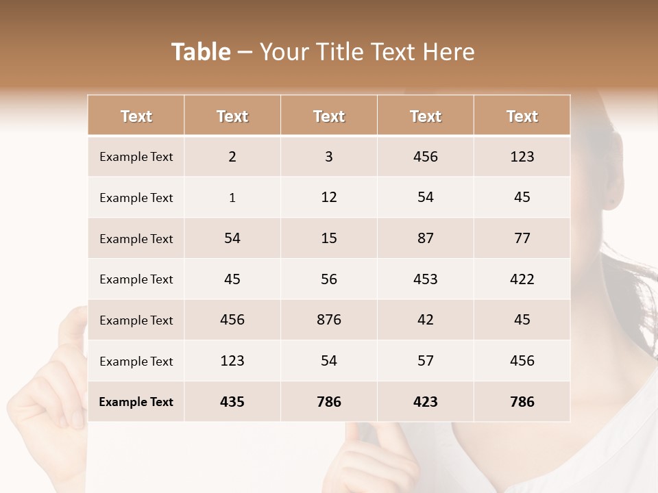 Signboard Cutout Businesspeople PowerPoint Template