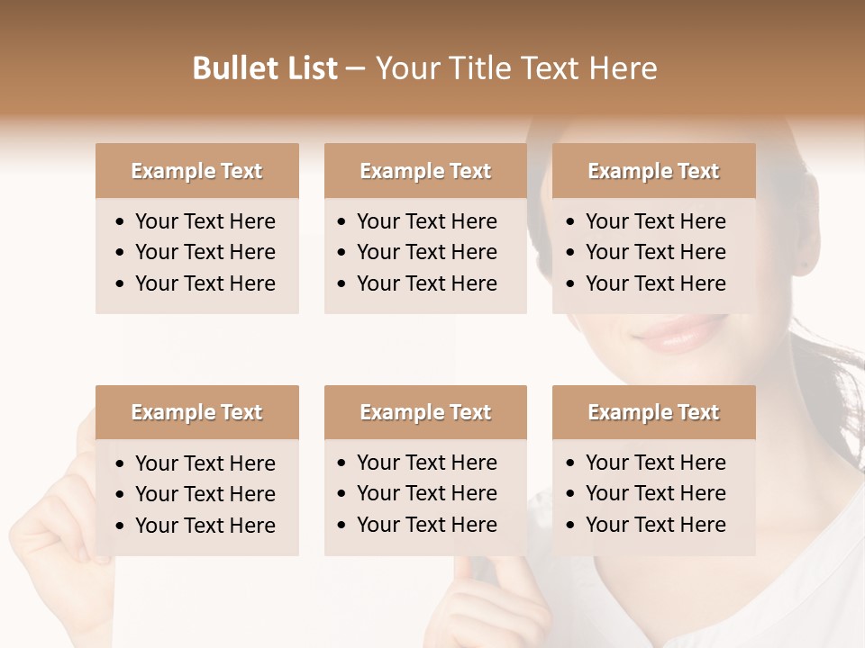 Signboard Cutout Businesspeople PowerPoint Template