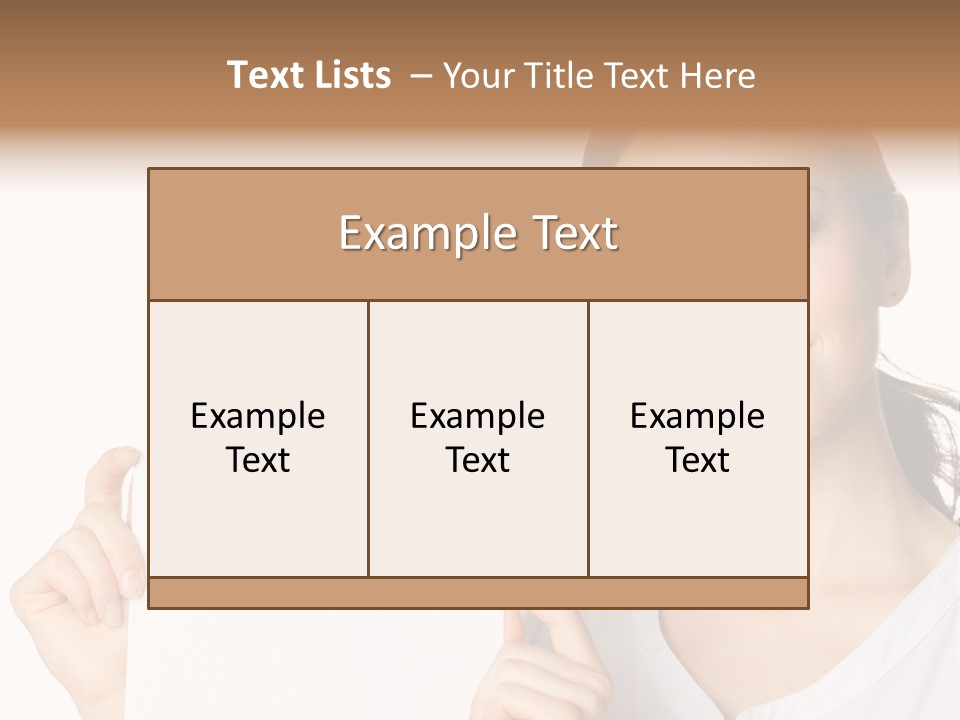 Signboard Cutout Businesspeople PowerPoint Template